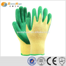 Gants industriels de 10 jauges de calibre vert